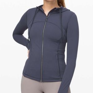 Lululemon Stone Blue Hooded Define Jacket Nulu